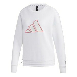 adidas AfB_X fB[X Xj[J[ y(WMNS) adidas Str Sweat Loose Athleisure Casual Sports Round Neck Pullover Knit White Hoodie GP0719z TCY US_W_L