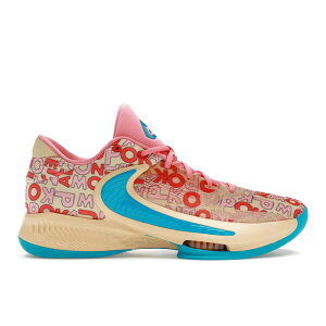 Nike �i�C�L �����Y �X�j�[�J�[ �yNike Zoom Freak 4 Letter Bros Vanilla Lightning�z �T�C�Y US_8(26.0cm) Pale Vanilla/Blue Lighning/Coral/Chalk