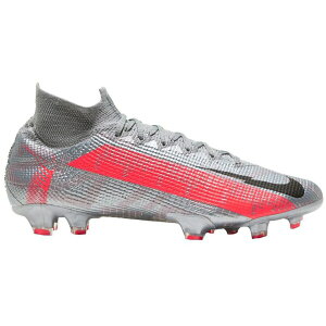 Nike �i�C�L �����Y �X�j�[�J�[ �yNike Mercurial Superfly 7 Elite FG Metallic Bomber Grey�z �T�C�Y US_8.5(26.5cm) Metallic Bomber Grey/Particle Grey/Laser Crimson/Black