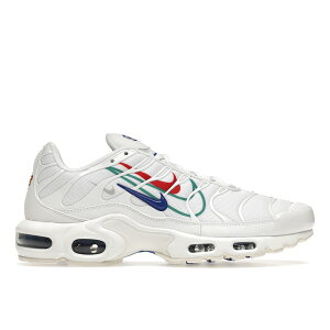 Nike �i�C�L �����Y �X�j�[�J�[ �yNike Air Max Plus Multi-Swoosh White�z �T�C�Y US_11(29.0cm) White/Green Noise/University Red/Game Royal