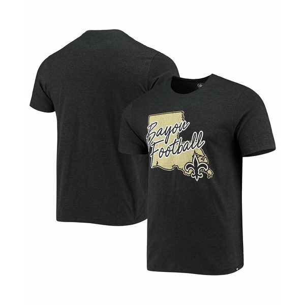 爆買い送料無料 安心の定価販売 ４７ブランド メンズ トップス Tシャツ Black 全商品無料サイズ交換 Men's New Orleans Saints Regional Club Bayou Football T-shirt imc-nev.ru imc-nev.ru