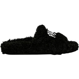 Balenciaga バレンシアガ レディース スニーカー 【Balenciaga Paris Furry Slide】 サイズ EU_40(25.5cm) Black (Women's)
