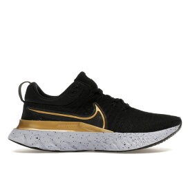 Nike ナイキ レディース スニーカー 【Nike React Infinity Run Flyknit 2】 サイズ US_W_5W Black Metallic Gold (Women's)