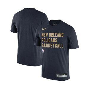 �i�C�L �����Y �V���c �g�b�v�X Men's Navy New Orleans Pelicans 2023/24 Sideline Legend Performance Practice T-shirt Navy