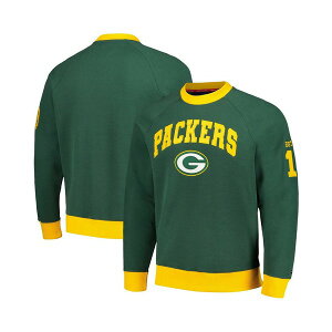g~[ qtBK[ Y p[J[EXEFbgVc AE^[ Men's Green, Gold Green Bay Packers Reese Raglan Tri-Blend Pullover Sweatshirt Green, Gold