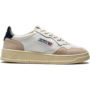 Autry �I�[�g���[ ���f�B�[�X �X�j�[�J�[ �yAutry Medalist Leather Low White Blue (Women's)�z �T�C�Y EU_35(21.5cm) White/Blue