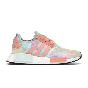 adidas AfB_X fB[X Xj[J[ yadidas NMD R1 Tie Dye (Women's)z TCY US_9(26.0cm) Supplier Colour/Chalk Coral/Dash Green