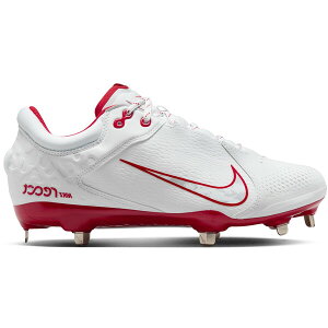 Nike iCL fB[X Xj[J[ yNike Hyperdiamond 4 Elite White Pure Platinum University Red (Women's)z TCY US_6(23.0cm) White/Pure Platinum/University Red