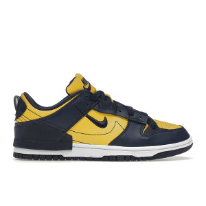 Nike �i�C�L ���f�B�[�X �X�j�[�J�[ �yNike Dunk Low Disrupt 2 Michigan (Women's)�z �T�C�Y US_9.5(26.5cm) Midnight Navy/Obsidian-Tour Yellow-White