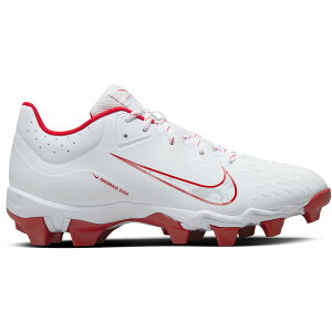 Nike �i�C�L ���f�B�[�X �X�j�[�J�[ �yNike Hyperdiamond 4 Keystone White Pure Platinum University Red (Women's)�z �T�C�Y US_9.5(26.5cm) White/Pure Platinum/University Red