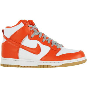 Nike iCL fB[X Xj[J[ yNike Dunk High Syracuse Gum (Women's)z TCY US_8(25.0cm) White/Team Orange-Matte Silver