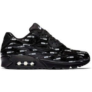 Nike iCL Y Xj[J[ yNike Air Max 90 All-Over Print Black Whitez TCY US_8.5(26.5cm) Black/White-Black