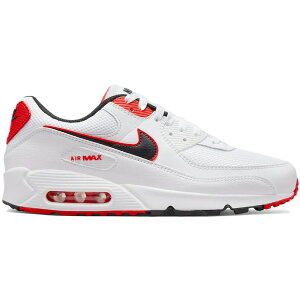 Nike �i�C�L �����Y �X�j�[�J�[ �yNike Air Max 90 White Max Orange�z �T�C�Y US_7.5(25.5cm) White/Max Orange/Black