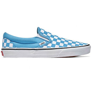 Vans �o���Y �����Y �X�j�[�J�[ �yVans Classic Slip-On Checkerboard Heritage Blue White�z �T�C�Y US_8(26.0cm) Heritage Blue/White