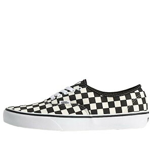Vans �o���Y �����Y �X�j�[�J�[ �yVans Authentic Checkerboard 'Black White' VN000EGAY28�z �T�C�Y US_9(27.0cm)