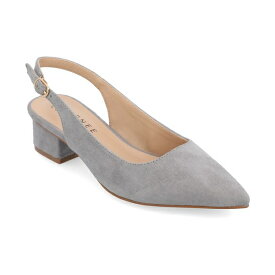 ジャーニーコレクション レディース パンプス シューズ Women's Sylvia Slingback Heel Gray