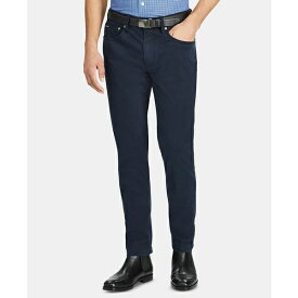 ラルフローレン メンズ デニムパンツ ボトムス Men's Slim Straight Stretch Sateen Five-Pocket Pants Collection Navy