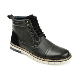 ヴァンセ カンパニー メンズ ブーツ シューズ Men's Lucien Cap Toe Ankle Boots Gray