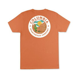 コロンビア メンズ Tシャツ トップス Men's Inhabited Classic-Fit Logo Graphic T-Shirt Desert Orange