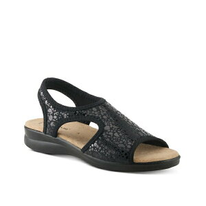 tNTX fB[X T_ V[Y Nyaman Crackle Sandal Black