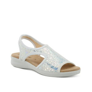tNTX fB[X T_ V[Y Nyaman Crackle Sandal Silver Metallic