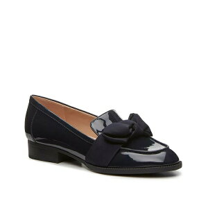 oh[m fB[X Xb|E[t@[ V[Y Lindio Loafer Midnight Navy Patent Synthetic