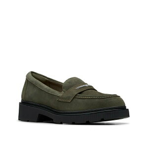 N[NX fB[X Xb|E[t@[ V[Y Lauryl Step Loafer Olive Green Suede