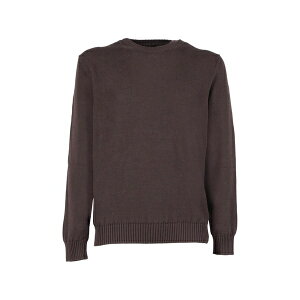 �U�m�[�l �����Y T�V���c �g�b�v�X Giro crew-neck long-sleeved sweater Brown