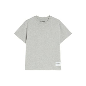 �W���E�T���_�[ ���f�B�[�X T�V���c �g�b�v�X Logo-label short-sleeve t-shirt (pack of three) Grey