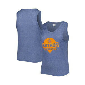 �\�t�g?�A�Y �A?�O���[�v ���f�B�[�X �J�b�g�\�[ �g�b�v�X Women's Navy Houston Astros Plus Size High Neck Tri-Blend Tank Top Navy