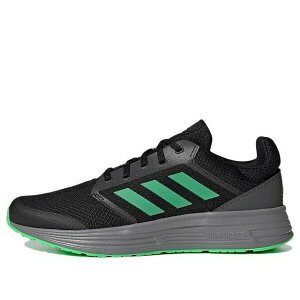 adidas AfB_X Y Xj[J[ yadidas Galaxy 5 'Core Black Screaming Green' H04597z TCY US_9.5(27.5cm)