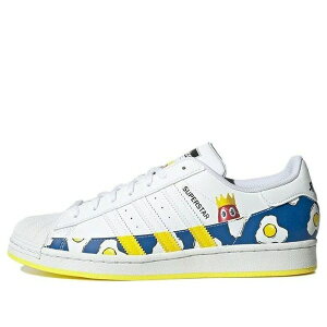 adidas �A�f�B�_�X �����Y �X�j�[�J�[ �yadidas Philip Colbert x Superstar 'Save The Lobster - Fried Eggs' GX7997�z �T�C�Y US_9.5(27.5cm)
