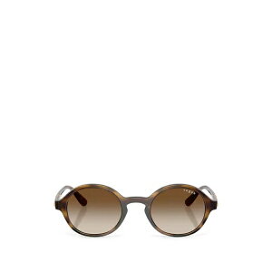 ���H�[�O�A�C�E�F�A ���f�B�[�X �T���O���X���A�C�E�F�A �A�N�Z�T���[ Tortoiseshell-effect round-frame sunglasses Brown