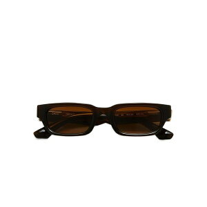 �`�~ �����Y �T���O���X�E�A�C�E�F�A �A�N�Z�T���[ 10 core square-frame sunglasses Brown