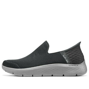 Skechers �X�P�b�`���[�Y �����Y �X�j�[�J�[ �ySkechers Slip Ins Go Walk 'Dark Grey' 216491-DKGY�z �T�C�Y US_7(25.0cm)