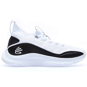 Under Armour �A���_�[�A�[�}�[ �����Y �X�j�[�J�[ �yUnder Armour Curry Flow 8 Zen Flow�z �T�C�Y US_7.5(25.5cm) White/Black