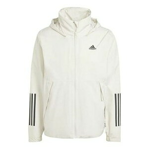 adidas AfB_X Y Xj[J[ yadidas Bsc 3-Stripes Rain.Rdy Jacket Asia Sizing 'White' IS1237z TCY US_M_XXL