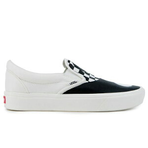 Vans oY Y Xj[J[ yVans Slip-On Comfycush Yin Yang Checkerboardz TCY US_12(30.0cm) Black/Marshmallow