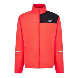 【送料無料】 ニューバランス メンズ ジャケット＆ブルゾン アウター Hi-Viz Accelerate Mens Running Jacket Electric Red