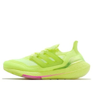 adidas �A�f�B�_�X �����Y �X�j�[�J�[ �yadidas Ultra Boost 21 'Solar Yellow Screaming Pink' FY0848�z �T�C�Y US_12.5(30.5cm)