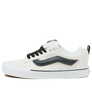 Vans �o���Y �����Y �X�j�[�J�[ �yVans Knu-Skool 'Suede White Black' VN0009QCYB2�z �T�C�Y US_M_4.5