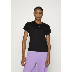 AfB_X fB[X tBbglX X|[c AEROREADY ESSENTIALS MINIMAL BRANDING CREW NECK - Sports T-shirt - black