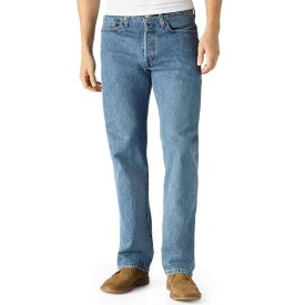 リーバイス メンズ デニムパンツ ボトムス Men's 501&reg; Original Fit Button Fly Non-Stretch Jeans Medium Stonewash