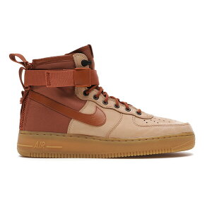 Nike �i�C�L �����Y �X�j�[�J�[ �yNike SF Air Force 1 Mid Premium Praline�z �T�C�Y US_6.5(24.5cm) Praline/Gum Light Brown/Dark Russet