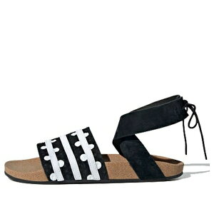 adidas AfB_X fB[X Xj[J[ y(WMNS) adidas originals Adilette Ankle Wrap 'Black White' EF5630z TCY US_6(23.0cm)