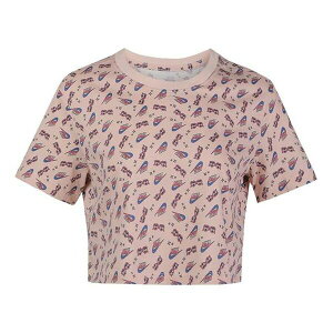 Nike iCL fB[X Xj[J[ y(WMNS) Nike AS W Nike Sportswear Tee CROP SUMMER FUN 2 WASHED CORAL CU9698-664z TCY US_W_M