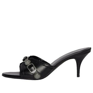 Balenciaga oVAK fB[X Xj[J[ y(WMNS) Balenciaga Cagole Sandals 'Leather Black' 694347WAD4E1081z TCY US_9(26.0cm)