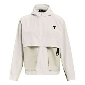 Under Armour アンダーアーマー レディース スニーカー 【(WMNS) Under Armour Project Rock Woven Hooded Jacket White 1361076-112】 サイズ US_W_XS