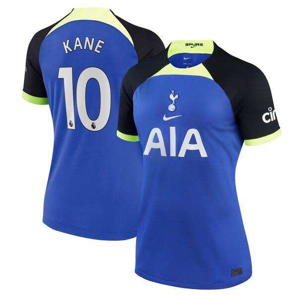ナイキ レディース ユニフォーム トップス Harry Kane Tottenham Hotspur Nike Women's 2022 23 Away Breathe Stadium Replica Player Jersey Blue