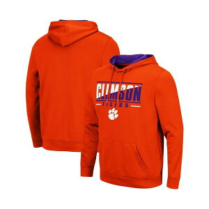 コロシアム メンズ パーカー・スウェットシャツ アウター Men's Clemson Tigers Slash Stack 2.0 Pullover Hoodie Orange